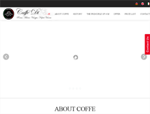 Tablet Screenshot of caffedi.com